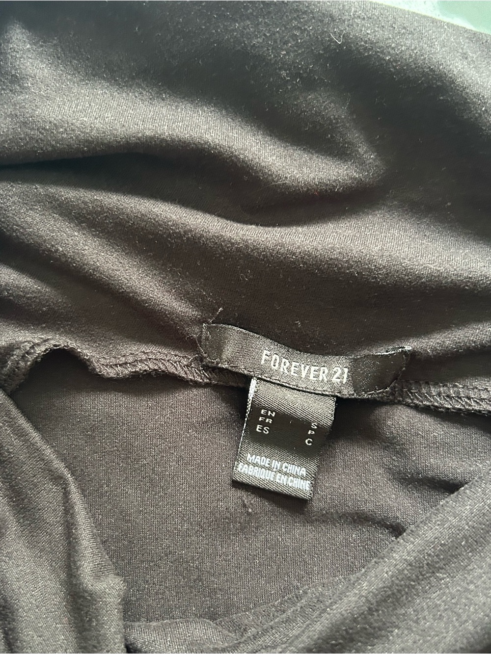 Forever 21 Off-Shoulder Black Skater Dress - Picture 5 of 5
